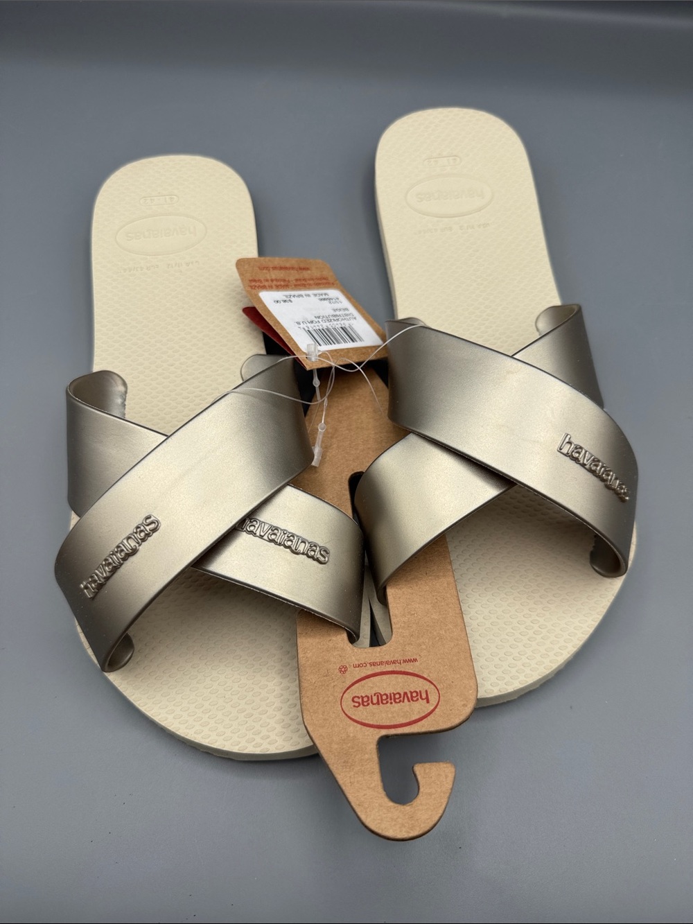 Havaianas Aqua Metallic Sandals